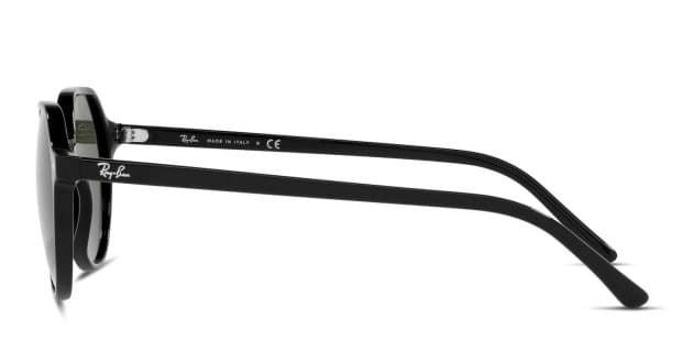 Ray-Ban RB2195 Thalia Shiny Black, Green Prescription Sunglasses