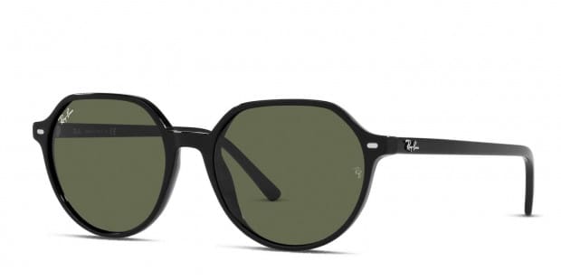 【楽ギフ_包装】 Thalia RB2195 Ray-Ban Shiny Prescription Green Black, 小物