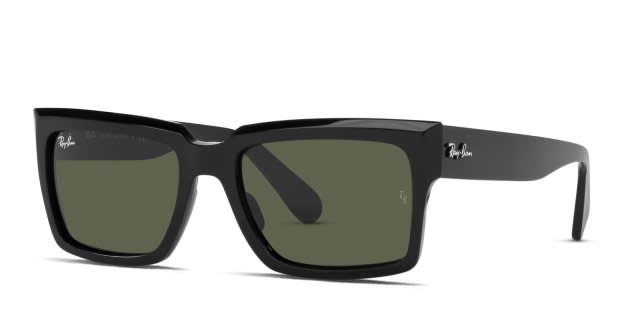 Ray-Ban RB2191 Inverness Black, Green Prescription Sunglasses - 50