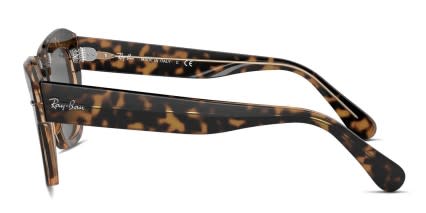 Ray-Ban RB2186 State Street Tortoise, Brown glasses - Tortoise / Brown / Clear - Side View