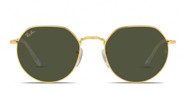 Ray Ban RB3565 Jack Gold Green Prescription Sunglasses 50 Off