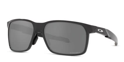 Oakley OO9460 Portal X Prizm Shiny Black, Black glasses - Shiny Black / Black - Angle View