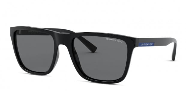 Armani Exchange AX4080S Shiny Black Prescription Sunglasses
