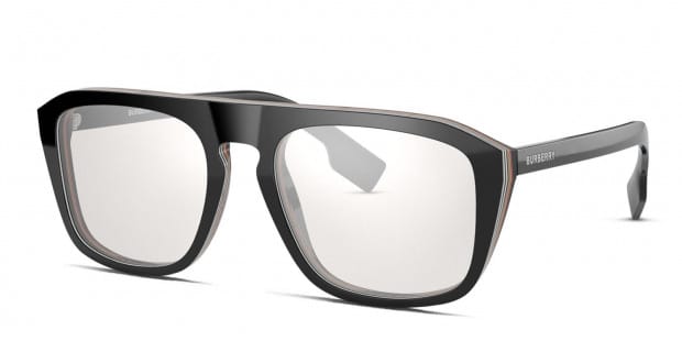 Burberry BE4286 Clear Black Non RX Sunglasses