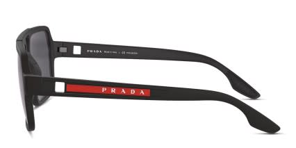 Prada Linea Rossa PS 01XS Black glasses - Black - Side View