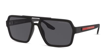 Prada Linea Rossa PS 01XS Black glasses - Black - Angle View