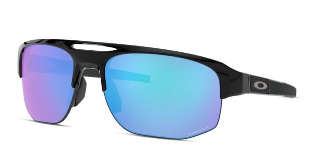 Oakley OO9424F Mercenary (A) Prizm Shiny Black, Blue (Non-Rx-able)