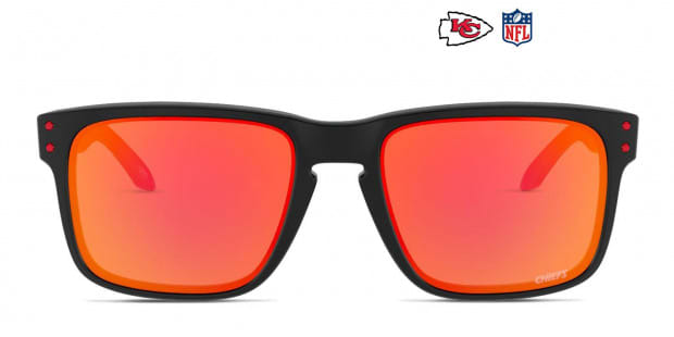 Oakley OO9102 Holbrook NFL Collection Black/Red/White Sunglasses