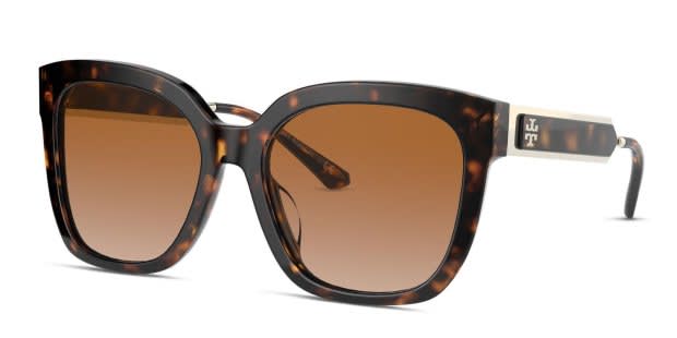 Tory Burch TY7161U Brown/Tortoise Prescription Sunglasses display picture 2