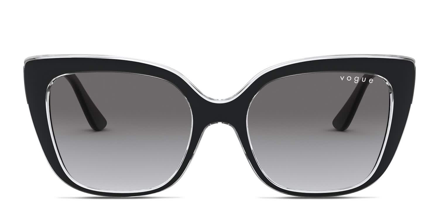 Vogue VO5337S Black/Clear glasses - Black / Clear - Frontal View