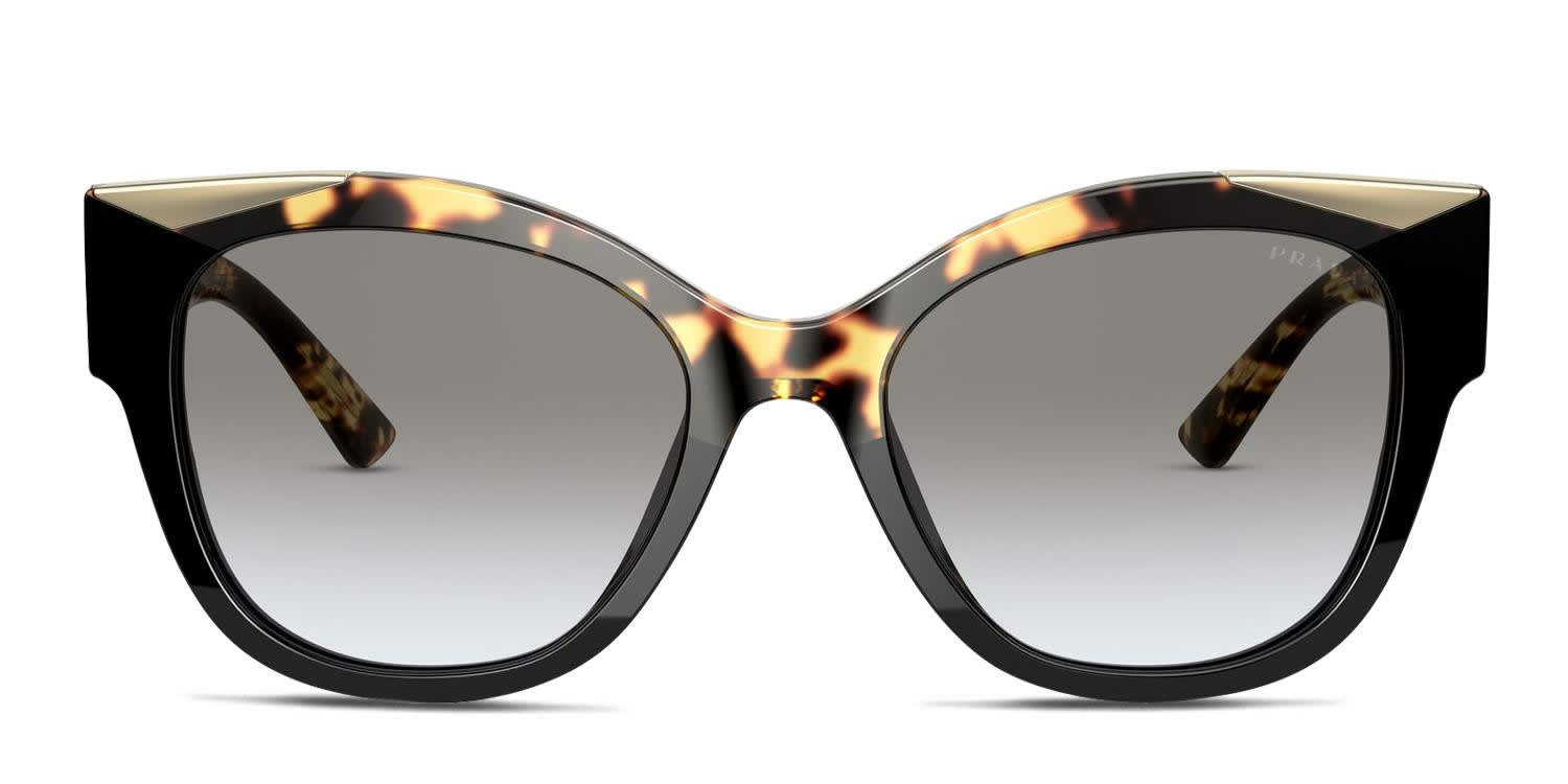 Prada PR 02WS Tortoise, Black glasses - Tortoise / Black - Frontal View