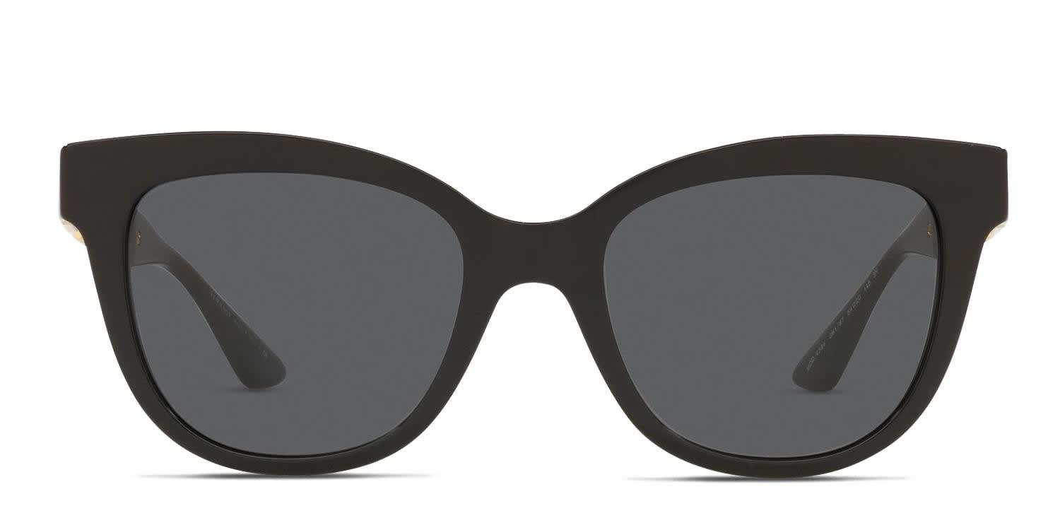 Versace VE4394 Black/Gold glasses - Black / Gold - Frontal View