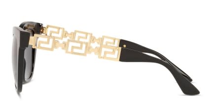 Versace VE4394 Black/Gold glasses - Black / Gold - Side View