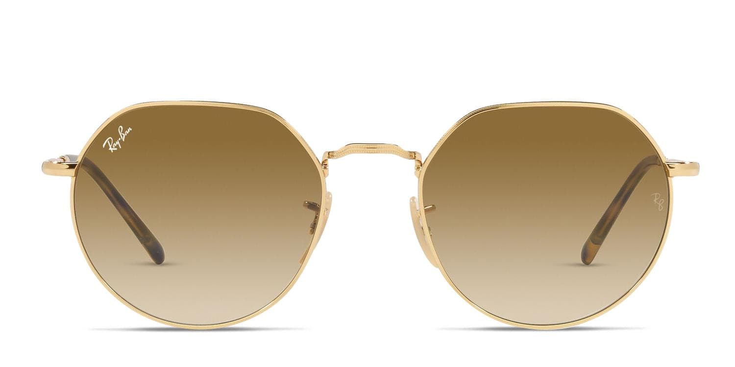 Ray-Ban RB3565 Jack Gold/Brown Prescription Sunglasses