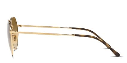 Ray-Ban RB3565 Jack Gold, Brown glasses - Gold / Brown - Side View