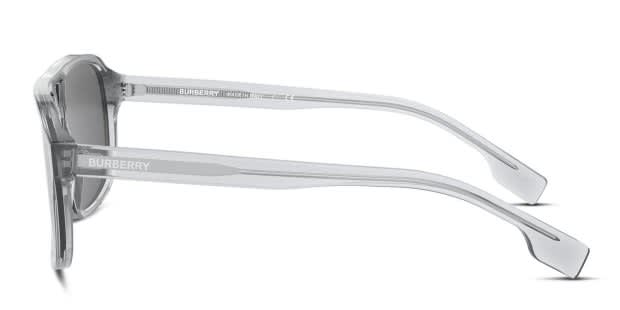 Burberry BE4320 Francis Gray/Clear Prescription Sunglasses
