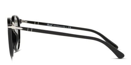 Persol PO3210S Black, Green glasses - Black / Green - Side View