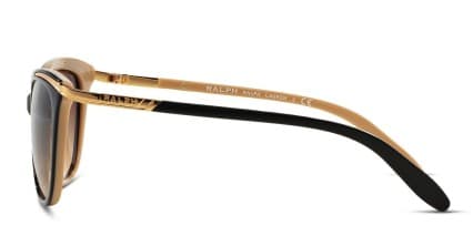 Ralph Lauren RA5203 Shiny Black, Gold, Beige glasses - Shiny Black / Gold / Beige - Side View