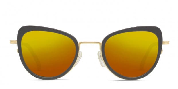 Komono The Billie Black, Gold Prescription Sunglasses - 50 
