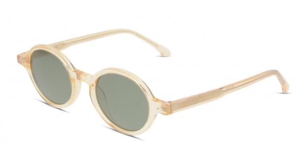 Komono The Damon Beige, Clear Prescription Sunglasses - 50