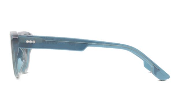 Komono The Kelly Blue/Clear Sunglasses display picture 3