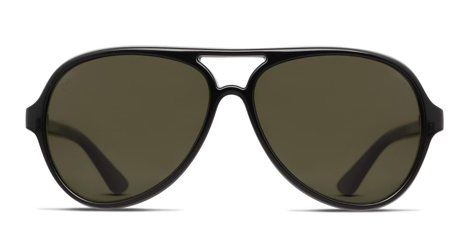 Electric Elsinore Shiny Black glasses - Shiny Black - Frontal View