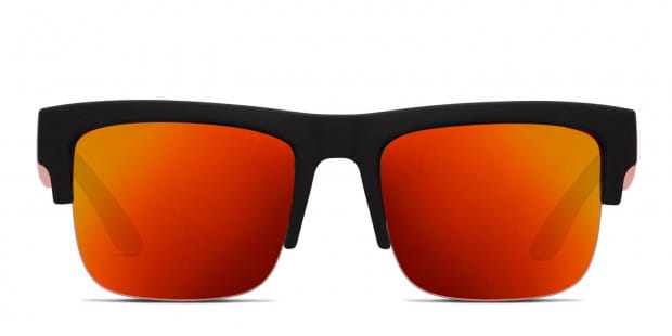 Spy Discord 50 50 Black Orange Red Prescription Sunglasses 50 Off Lenses