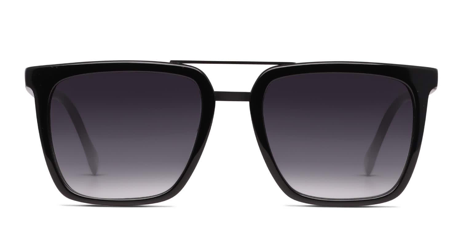 Gap SGP006 Shiny Black glasses - Shiny Black - Frontal View