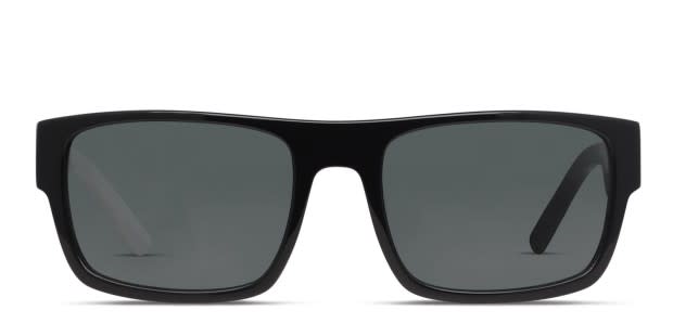 Champion x GlassesUSA.com Coney Island Wrap Shiny Black Prescription Online Designer Sunglasses Men's Frames, Discounted, Polarized/Mirrored/Tinted