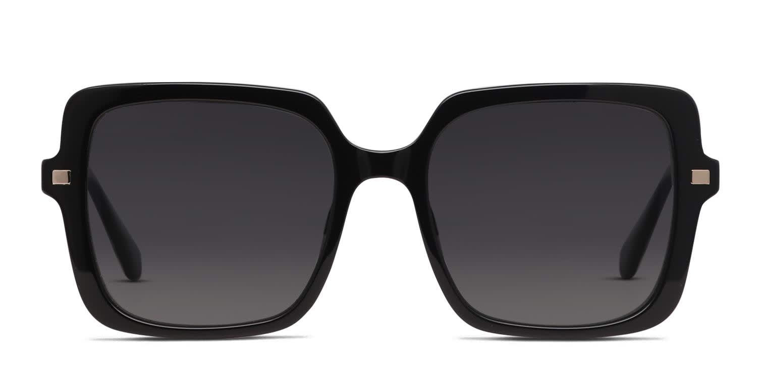 Diff Sandra Shiny Black glasses - Shiny Black - Frontal View