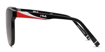 FILA SFI182 Shiny Black (Non-Rx-able) glasses - Shiny Black - Side View