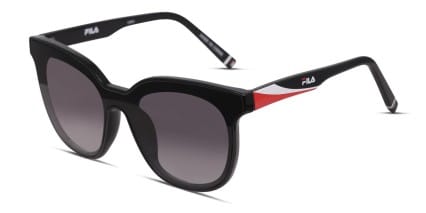 FILA SFI182 Shiny Black (Non-Rx-able) glasses - Shiny Black - Angle View