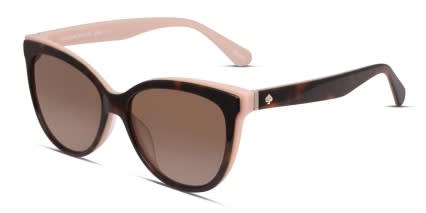 Kate Spade Daesha/S Tortoise/Pink glasses - Tortoise / Pink - Angle View