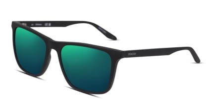 Dragon Dr Renew Ll Matte Black, Green glasses - Matte Black / Green - Angle View