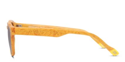 Le Specs Rudimentary Yellow glasses - Yellow - Side View