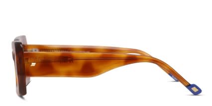Le Specs Damnedest Tortoise glasses - Tortoise - Side View