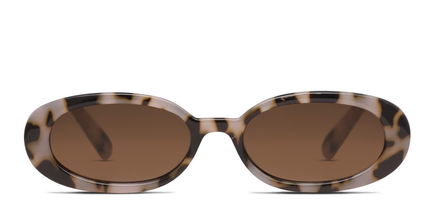 Le Specs Outta Love Tortoise, Beige glasses - Tortoise / Beige - Frontal View