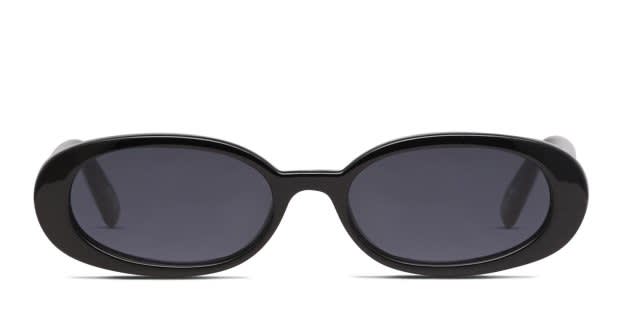 Le Specs Outta Love Shiny Black Prescription Sunglasses - 50% Off