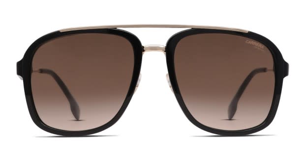 Carrera 133/S Black, Gold Prescription Sunglasses 50% Off Lenses