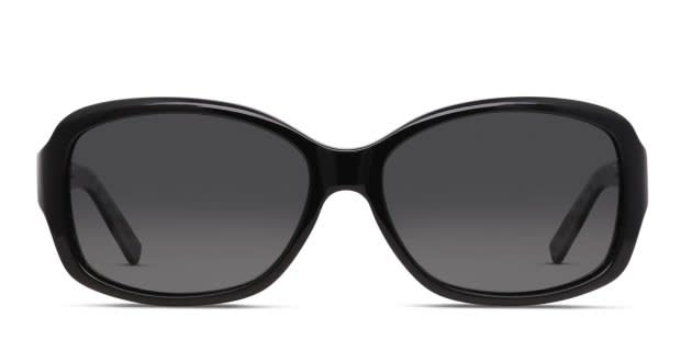 Kate Spade Black prescription Sunglasses with Case Kate Spade Charmine/S Prescription Sunglasses | FramesDirect.com main image 3