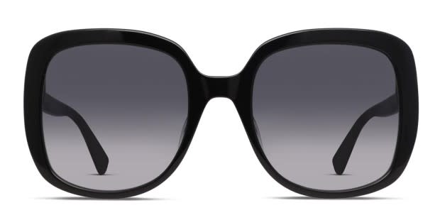 Kate Spade Wenona G S Shiny Black Prescription Sunglasses 50 Off Lenses