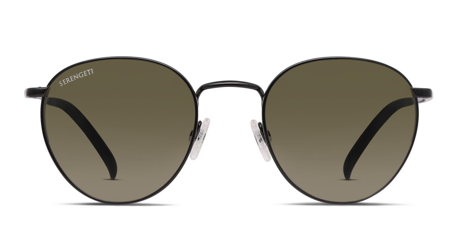 Serengeti Hamel Shiny Black glasses - Shiny Black - Frontal View