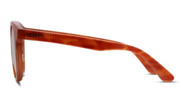Serengeti Kingman Tortoise, Orange Prescription Sunglasses