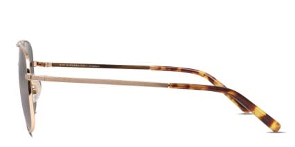 Diff Jonas Gold glasses - Gold - Side View