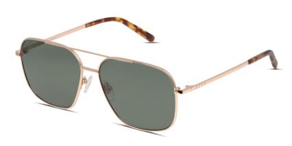 Diff Jonas Gold glasses - Gold - Angle View