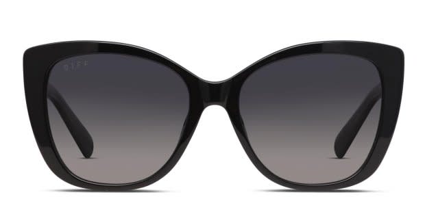 Diff Ruby Shiny Black Prescription Sunglasses display picture 1