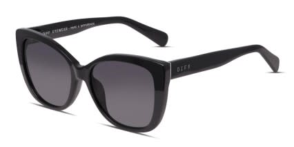 Diff Ruby Shiny Black glasses - Shiny Black - Angle View