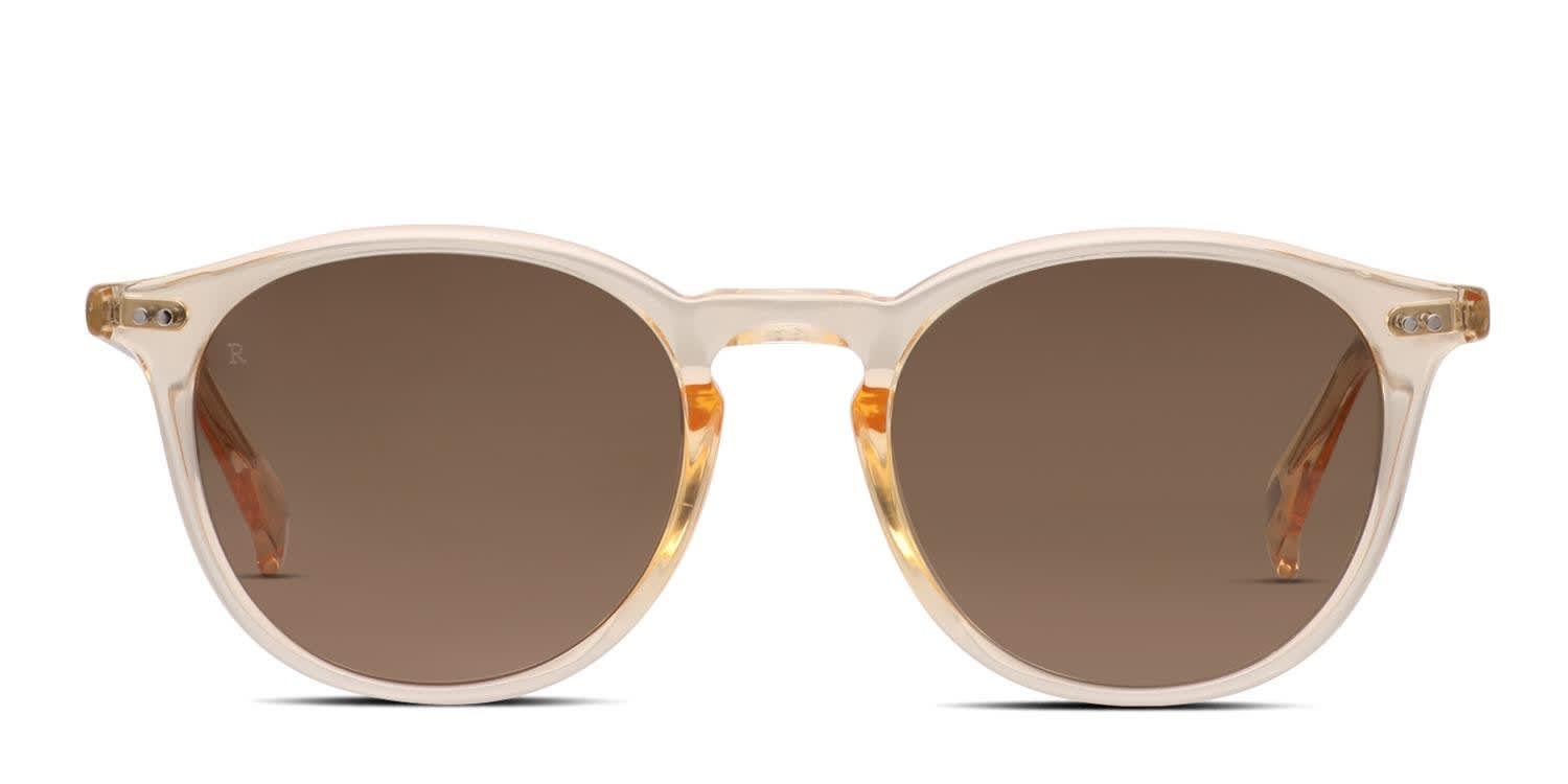 RAEN Basq Yellow, Clear glasses - Yellow / Clear - Frontal View