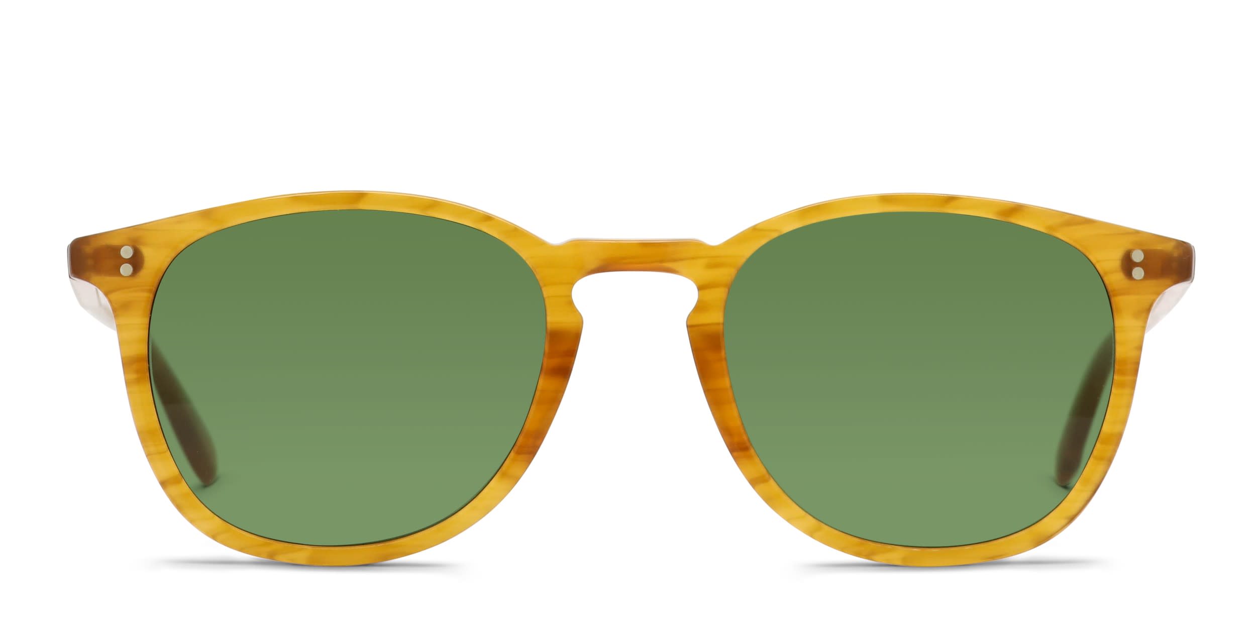 Garrett Leight Kinney Sun Orange glasses - Orange - Frontal View