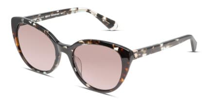 Kate Spade Amberlee/S Tortoise, Blue glasses - Tortoise / Blue - Angle View